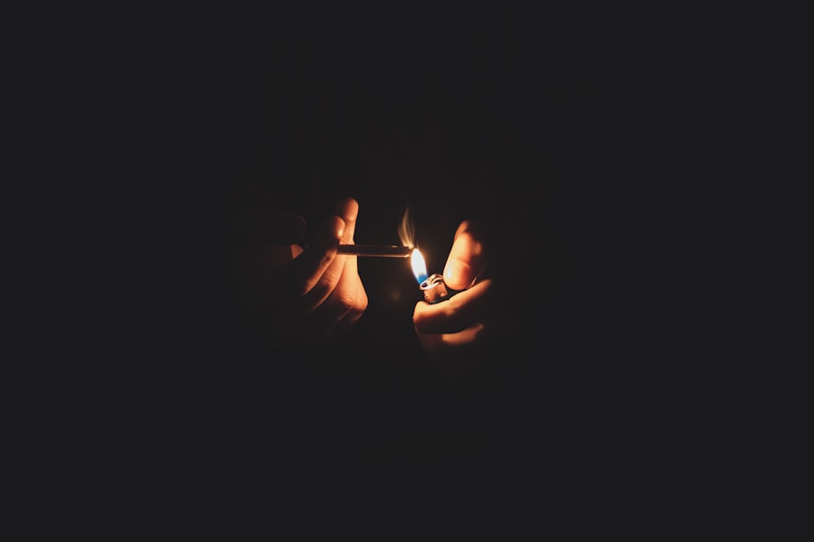 Photo smoking
